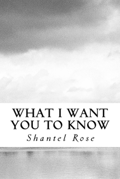Paperback What I Want You To Know Book