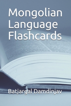 Paperback Mongolian Language Flashcards Book