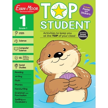 Paperback Top Student, Grade 1 Book