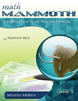 Paperback Math Mammoth Grade 5 Skills Review Workbook Answer Key Book