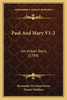 Paperback Paul And Mary V1-2: An Indian Story (1789) Book