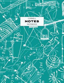 Paperback Cornell Notes Notebook: Note Taking with Graph Paper Quad Grid, Index and Numbered Pages, Physics Book