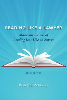 Paperback Reading Like a Lawyer: Mastering the Art of Reading Law Like an Expert Book