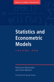 Paperback Statistics and Econometric Models 2 Volume Set Book