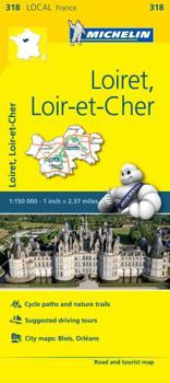 Map Michelin France: Loiret, Loir-Et-Cher Map 318 Book