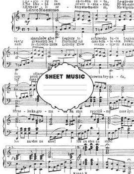 Sheet Music Composition Book: 8.5" x 11", 200 pages of sheet music, matte