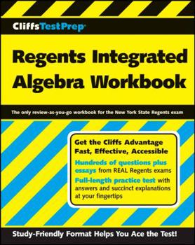 Paperback CliffsTestPrep Regents Integrated Algebra Workbook Book
