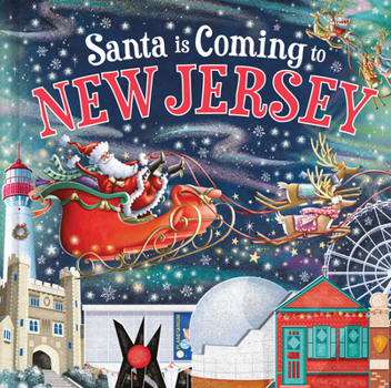 Hardcover Santa Is Coming to New Jersey Book
