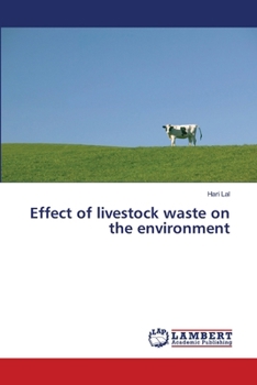 Paperback Effect of livestock waste on the environment Book