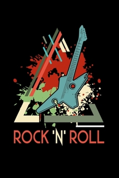 Paperback Rock 'N' Roll: Lined A5 Notebook for Music Journal Book