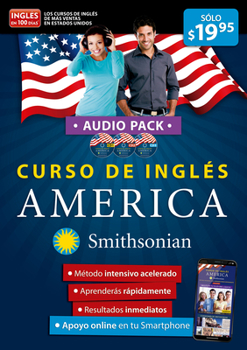 Paperback Curso de Inglés América de Smithsonian..Audiopack. Inglés En 100 Días / America English Course, Smithsonian Institution [Spanish] Book