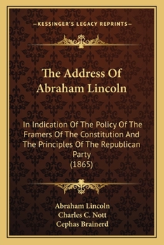 Address of Abraham Lincoln
