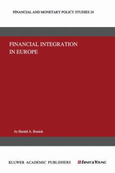 Paperback Financial Integration in Europe Book