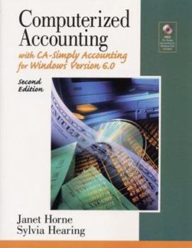 Paperback Computerized Accounting with CA-Simply Accounting for Windows Version 5.0 [With CDROM] Book