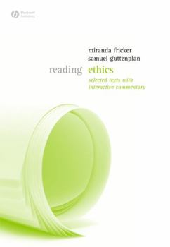 Paperback Reading Ethics: Selected Texts with Interactive Commentary Book