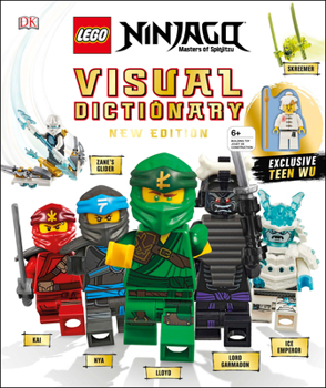 Hardcover Lego Ninjago Visual Dictionary, New Edition: With Exclusive Teen Wu Minifigure [With Toy] Book