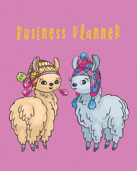 Paperback Cute Boho Business Planner for Llama Lovers: Bohemian Llama Business Planner to make your planning not boring anymore Book