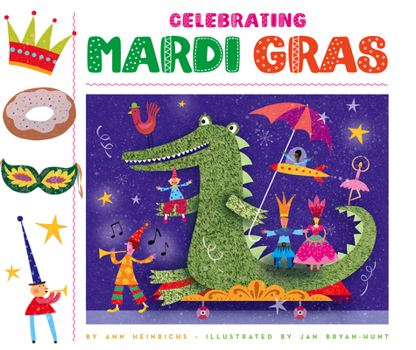 Library Binding Celebrating Mardi Gras Book