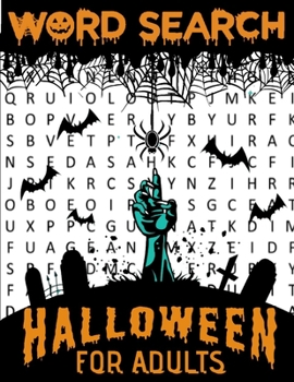 Word Search Halloween For Adults: Activity Book With Pictures And Key Answers | Unique Spooky Puzzle Book