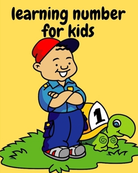 Paperback learning number for kids: A book of 72 pages, the size of 10/10, in which everything a child needs to enter the world of numbers Book