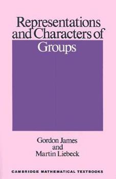 Paperback Representations and Characters of Groups Book