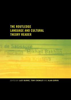 Hardcover The Routledge Language and Cultural Theory Reader Book