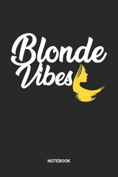 Notebook: Dotted Lined Natural Blonde Hair Themed Notebook (6x9 inches) ideal as a ash- or platinum-blonde hair colour Journal. Perfect as a Blonde ... and Girls. Great gift for Kids and Women.