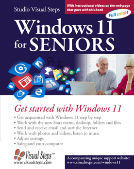 Paperback Windows 11 for Seniors: Get Started with Windows 11 Book