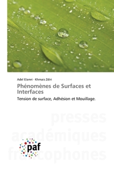 Paperback Phénomènes de Surfaces et Interfaces [French] Book