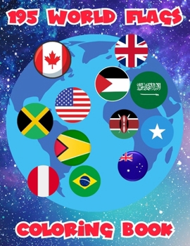 Paperback 195 World Flags Coloring Book