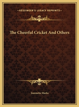 Hardcover The Cheerful Cricket And Others Book