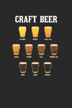 Craft Beer Notebook - Craft Beer Lover Journal Planner: Ipa Beer Microbrewing Organizer For Men Women