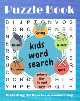 Paperback puzzle book Including 70 Puzzles & answer key: Entertain your child for hours with this fun and learning activity book! Book