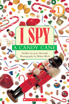 Paperback I Spy a Candy Cane (Scholastic Reader, Level 1) Book