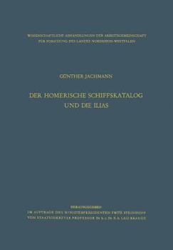 Paperback Der Homerische Schiffskatalog Und Die Ilias [German] Book