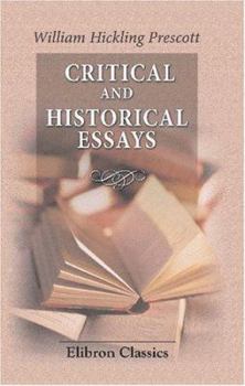 Paperback Critical and Historical Essays Book