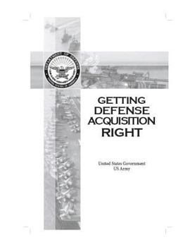 Paperback Getting Defense Acquisition Right Book