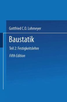 Paperback Baustatik: Teil 2 Festigkeitslehre [German] Book