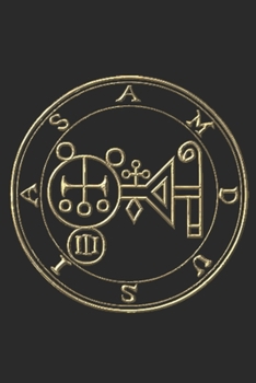 Paperback Amdusias: Sigil King Solomon 72 Demon Goetia 6x9 100 Page Evocation Journal Book