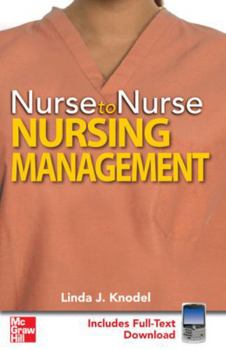 Paperback Nurse to Nurse Nursing Management Book