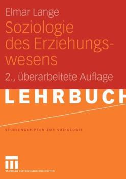 Paperback Soziologie Des Erziehungswesens [German] Book