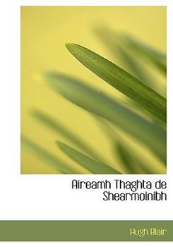 Paperback Aireamh Thaghta de Shearmoinibh Book