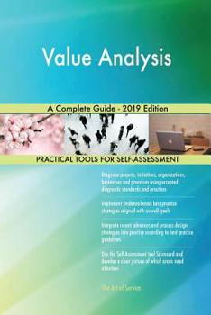 Paperback Value Analysis A Complete Guide - 2019 Edition Book