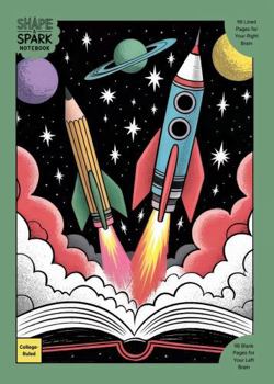 Shape & Spark Notebook: Alternating College-Ruled and Blank Pages for Focused Writing, Note-Taking, and Creative Expression