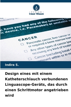 Design eines mit einem Katheterschlauch verbundenen Linguascope-Geräts, das durch einen Schrittmotor angetrieben wird