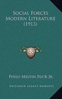 Paperback Social Forces Modern Literature (1913) Book