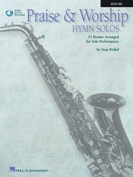 Paperback Praise & Worship Hymn Solos: Alto Sax Play-Along Pack (Book/Online Audio) [With CD (Audio)] Book