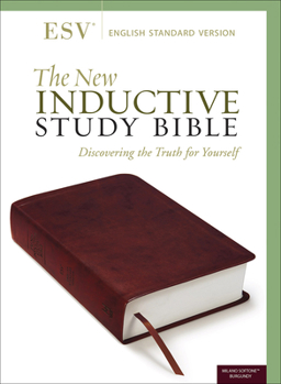 Imitation Leather The New Inductive Study Bible (Esv, Milano Softone, Burgundy) Book