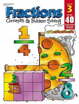 Paperback Fractions: Concepts & Problem Solv Gr 3 Book