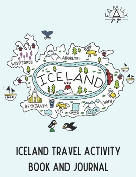 Paperback Iceland Travel Activity Book and Journal Book